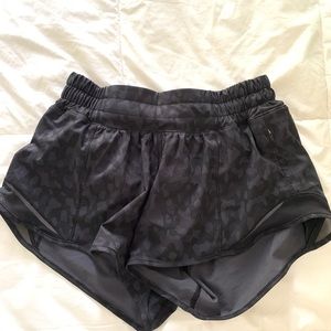 RARE cheetah print lululemon shorts